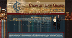 Desktop Screenshot of crowleylawgroup.com